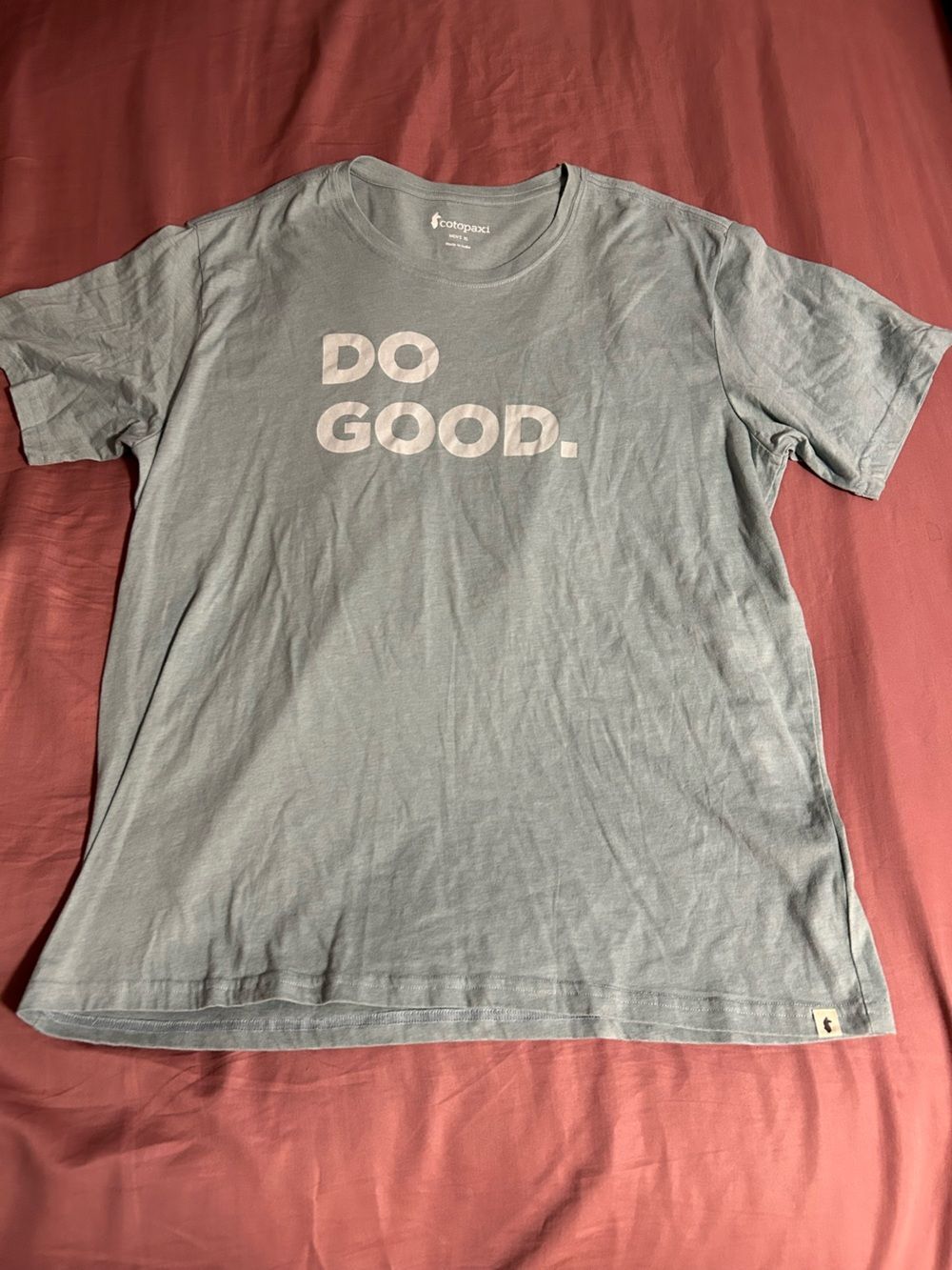 cotopaxi Sage Green Logo Crewneck Tee Size XL